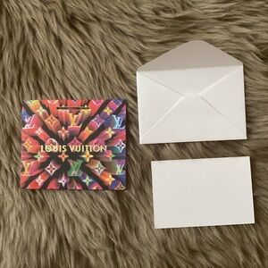 Louis Vuitton Card and Envelope Set